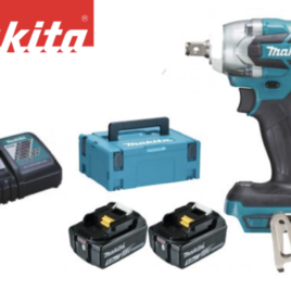 Makita DTW281RTJ 18V slagmoersleutel set in Mbox – 280Nm – 1/2″ – koolborstelloos