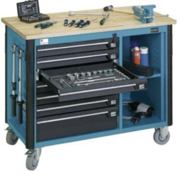 Hazet 179W-7 Werkbank 970x1150x600mm 7 laden – leeg
